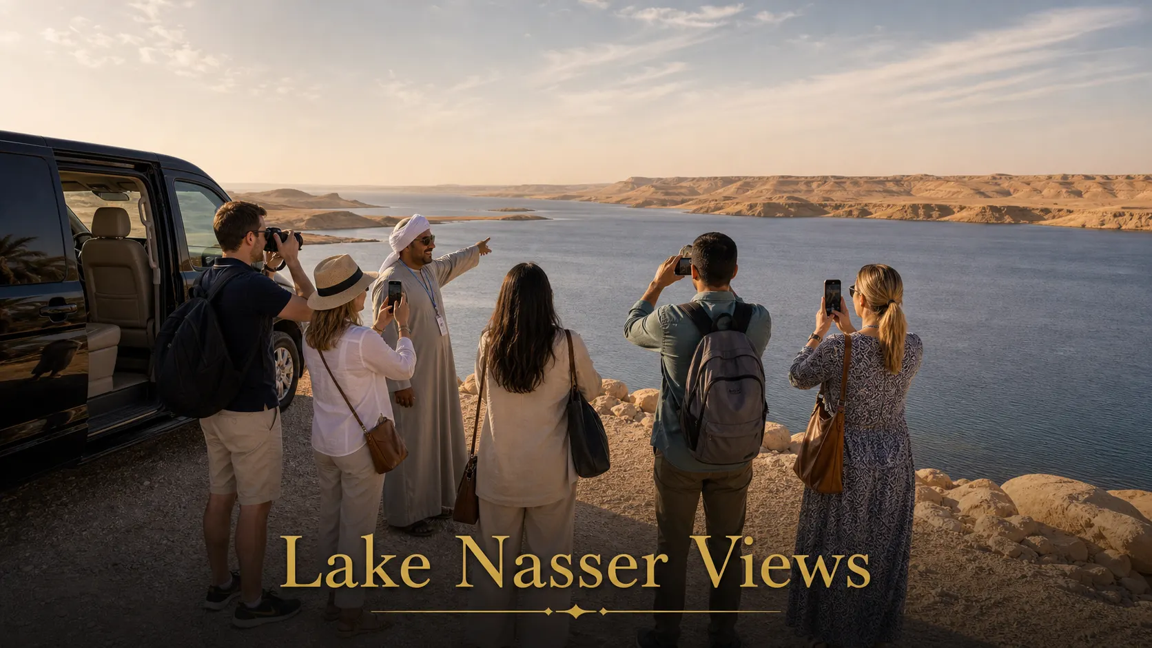 Lake Nasser Views, Abu Simbel, Nubia, Egypt