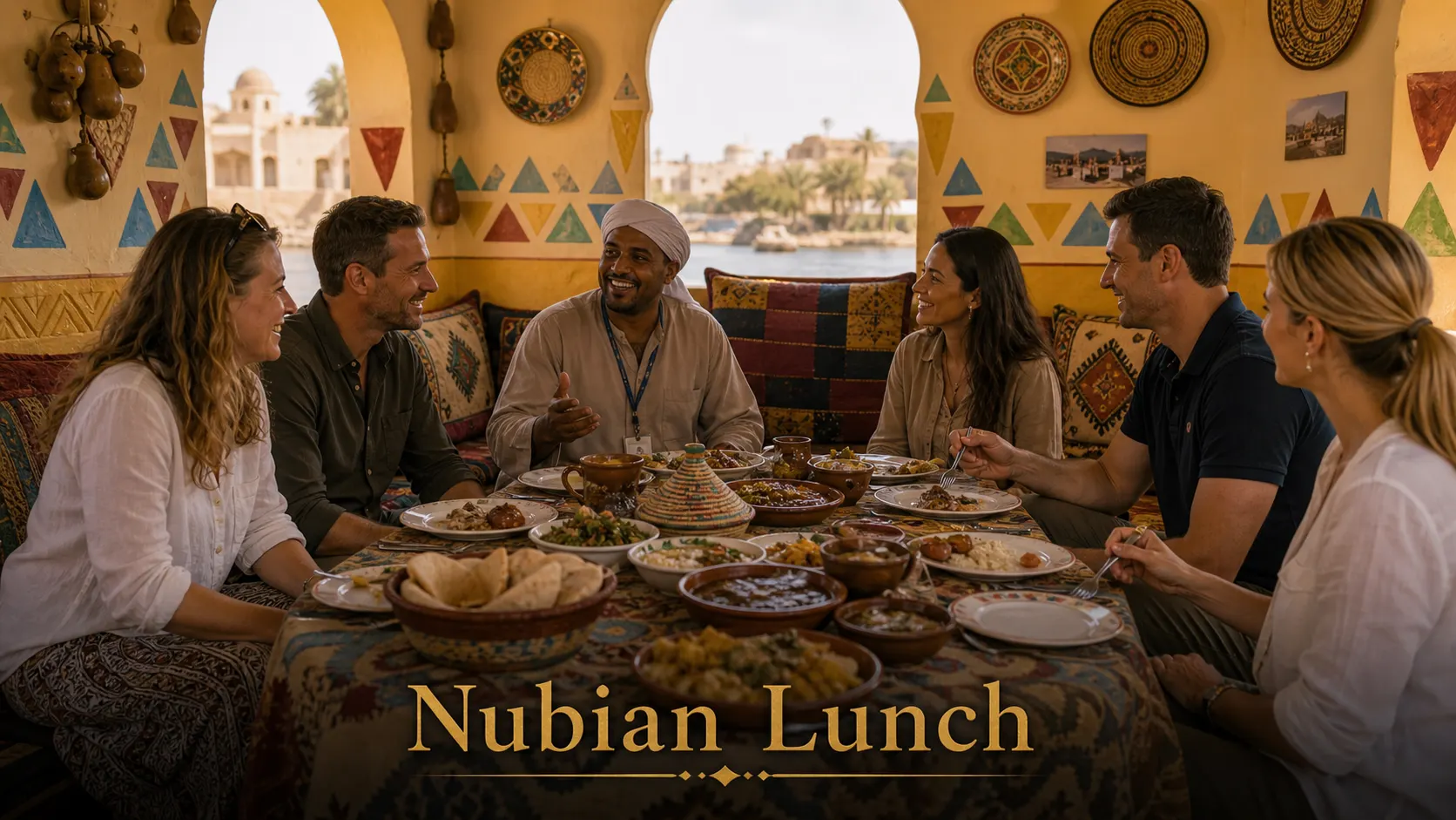 Nubian Lunch, Aswan, Egypt