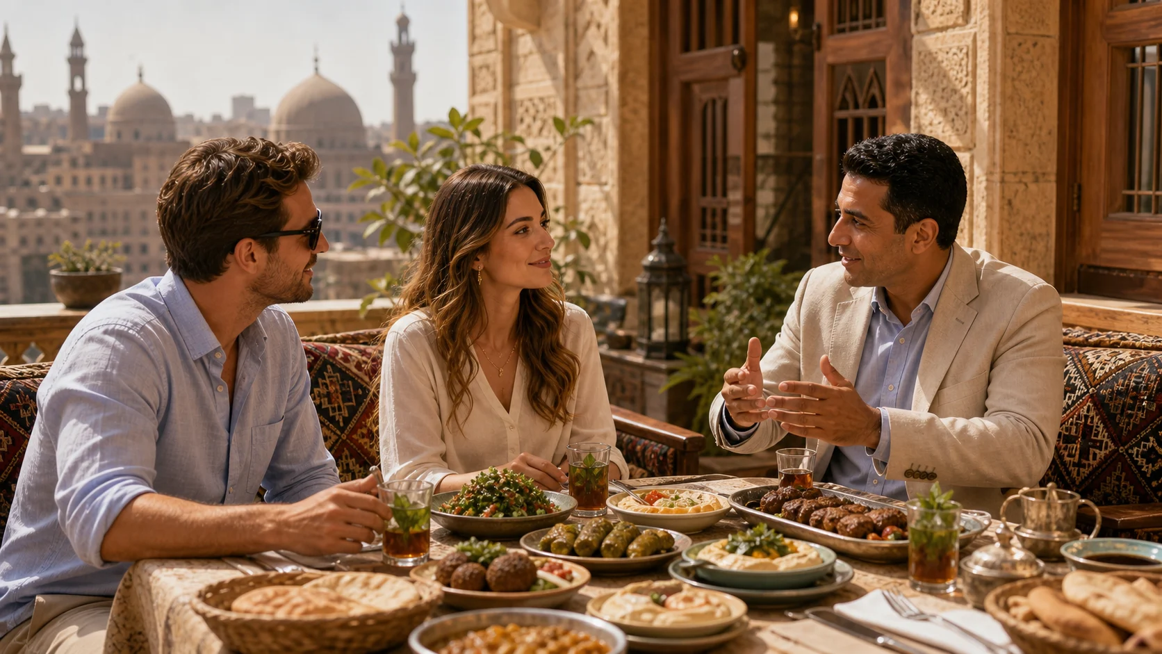 Egyptian Lunch With Your Guide, Cairo, Egypt