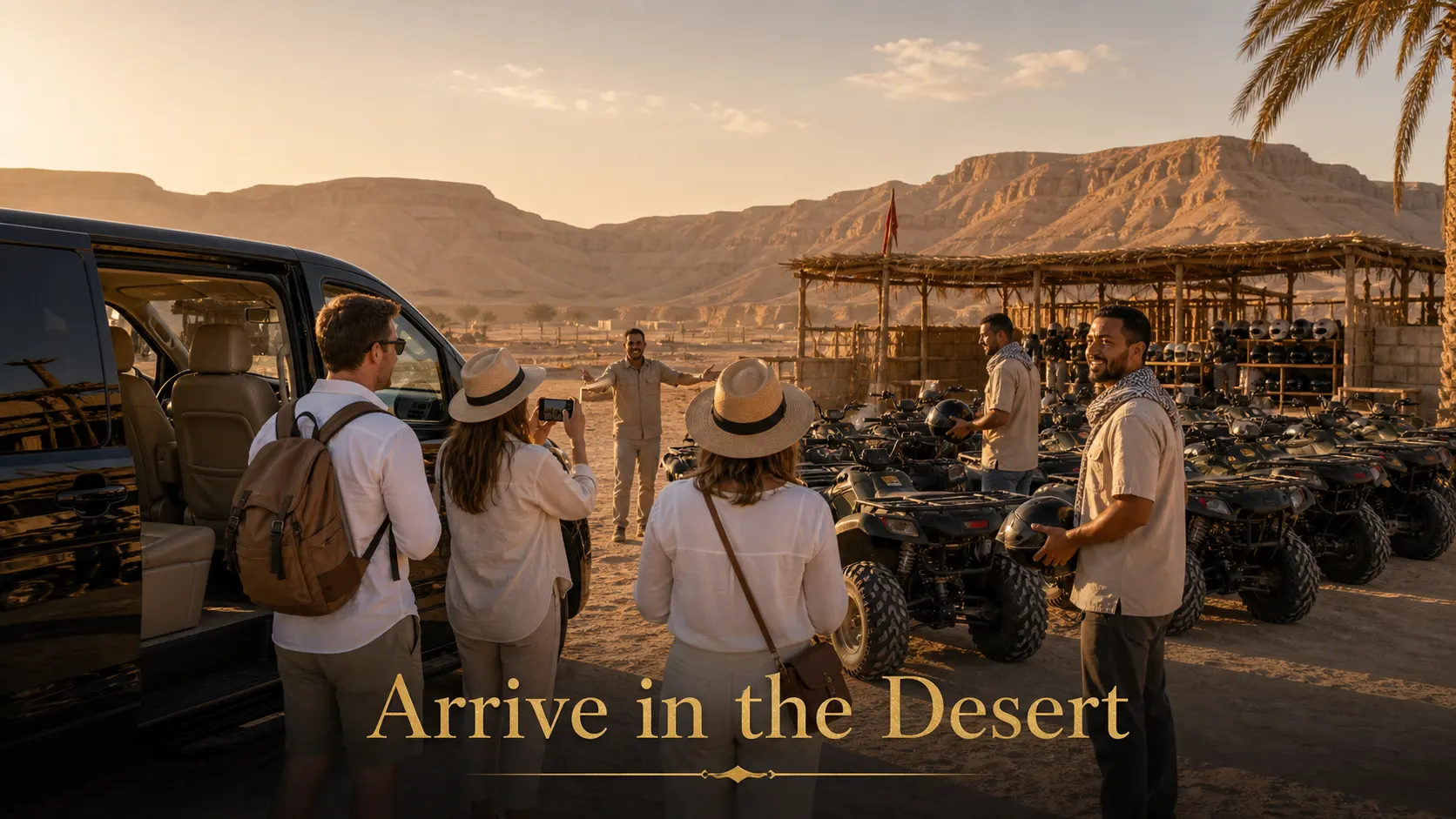 Arrive in the Desert, Western Desert, Luxor, Egypt
