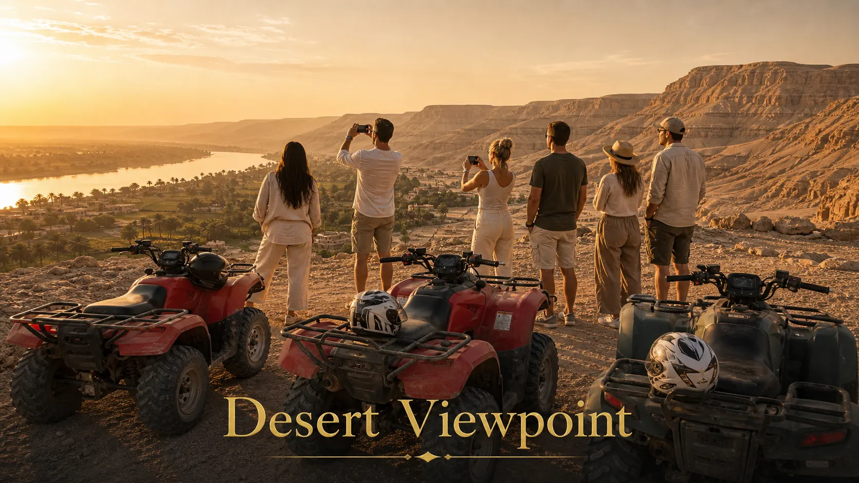 Desert Viewpoint, Western Desert, Luxor, Egypt