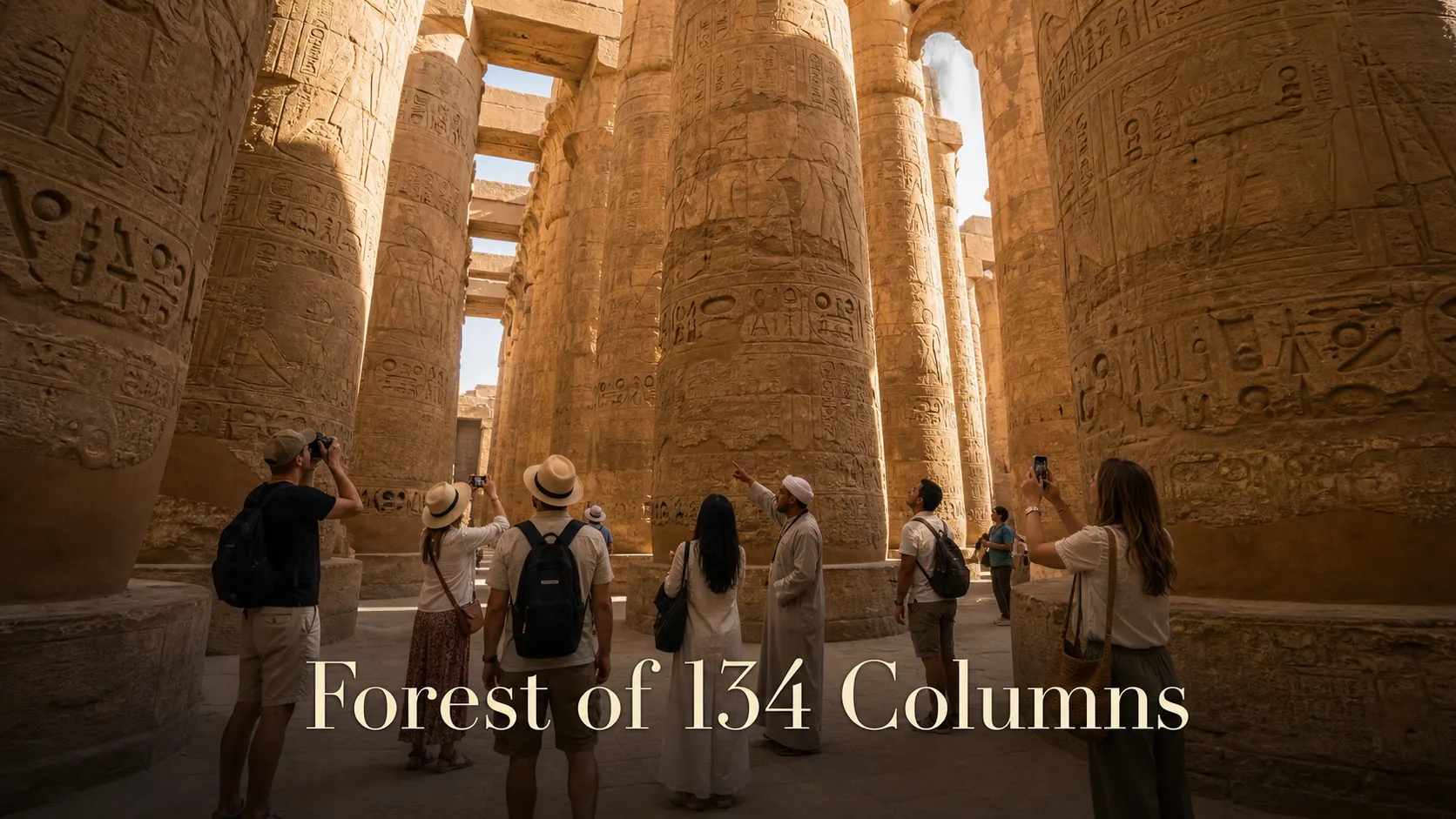 Forest of 134 Columns, East Bank, Luxor, Egypt