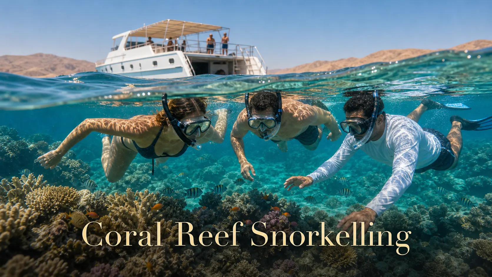 Coral Reef Snorkelling, Hurghada, Red Sea, Egypt