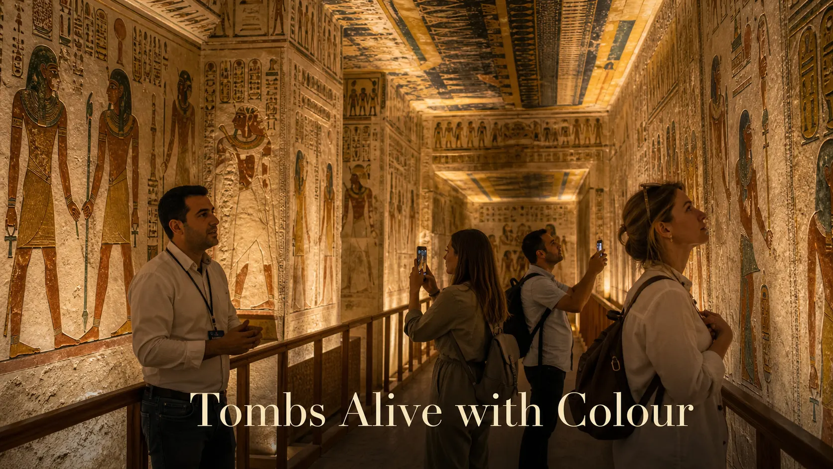 Tombs Alive With Colour, West Bank, Luxor, Egypt